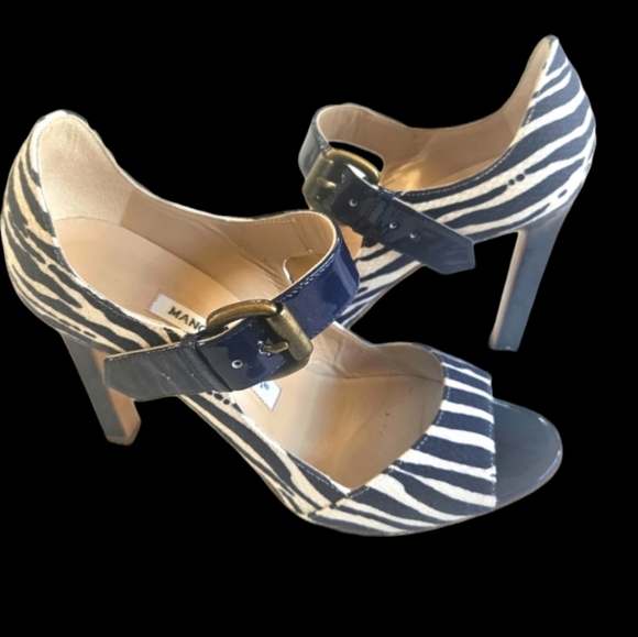 Manolo Blahnik Zebra Pumps - Picture 3 of 8